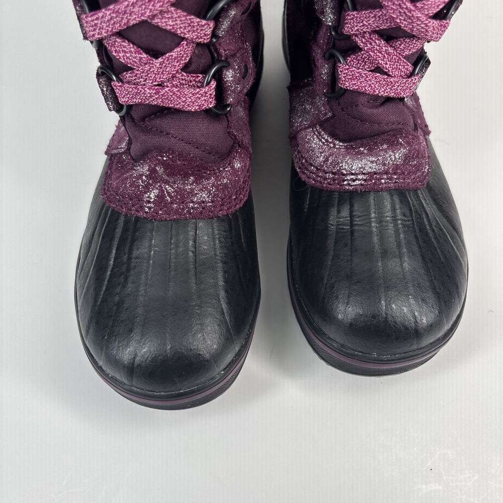 Sorel Tofino II Youth US 3 Purple Waterproof Winter Snow Boots‎ Faux Fur Cuff - Picture 2 of 16